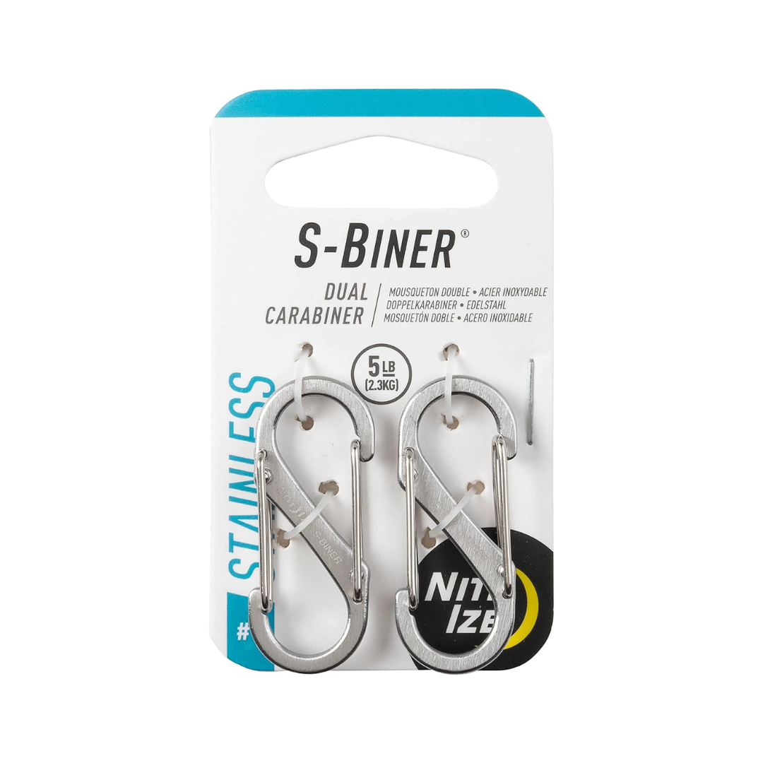 Nite-Ize S-Biner Twin Pack Size #1 Carabiner