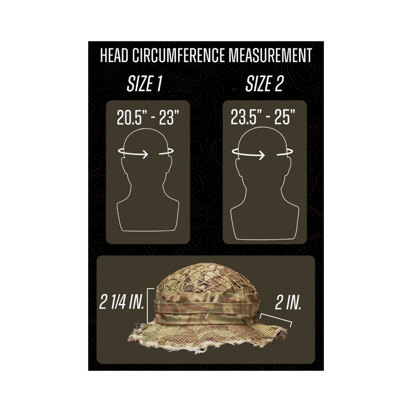 Carcajou Tactical - Sniper Boonie Hat (Frayed)