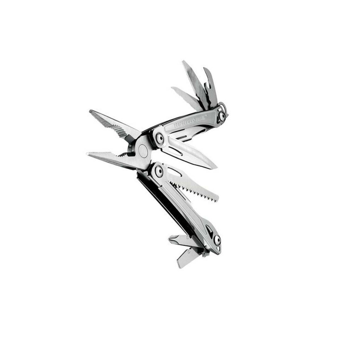 Leatherman w/Nylon Button Sheath Sidekick Stainless Steel Multitool