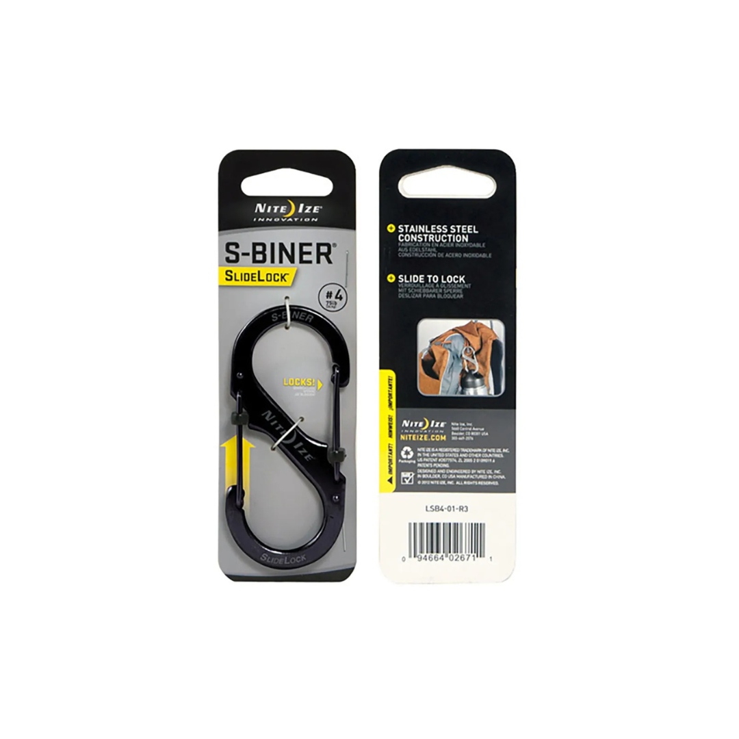 Nite-Ize S-Biner SlideLock Steel Carabiner