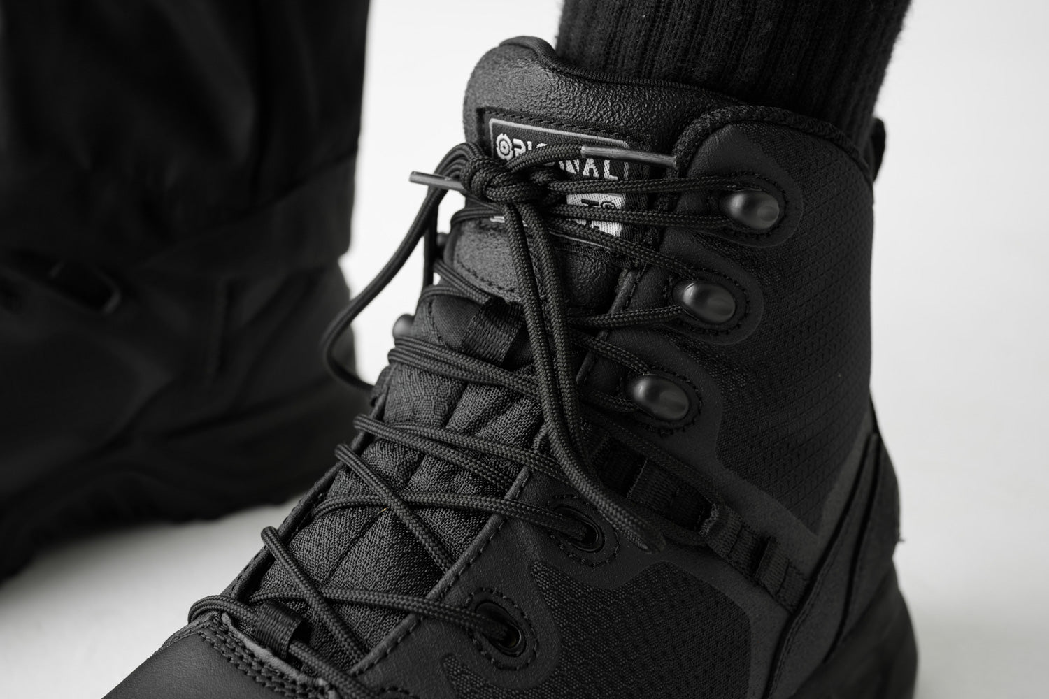 Original SWAT Alpha Fury 6"Side Zip WP Polishable Toe Boot