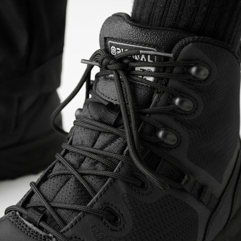 Original SWAT Alpha Fury 6"Side Zip WP Polishable Toe Boot