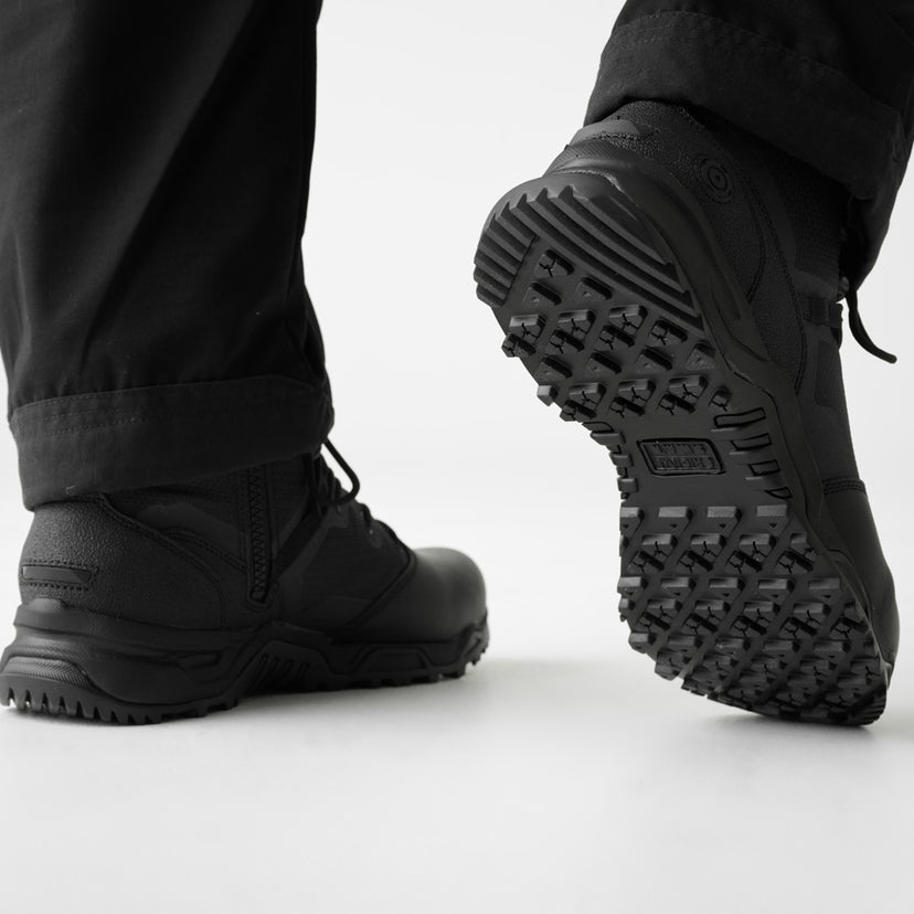 Original SWAT Alpha Fury 6"Side Zip WP Polishable Toe Boot