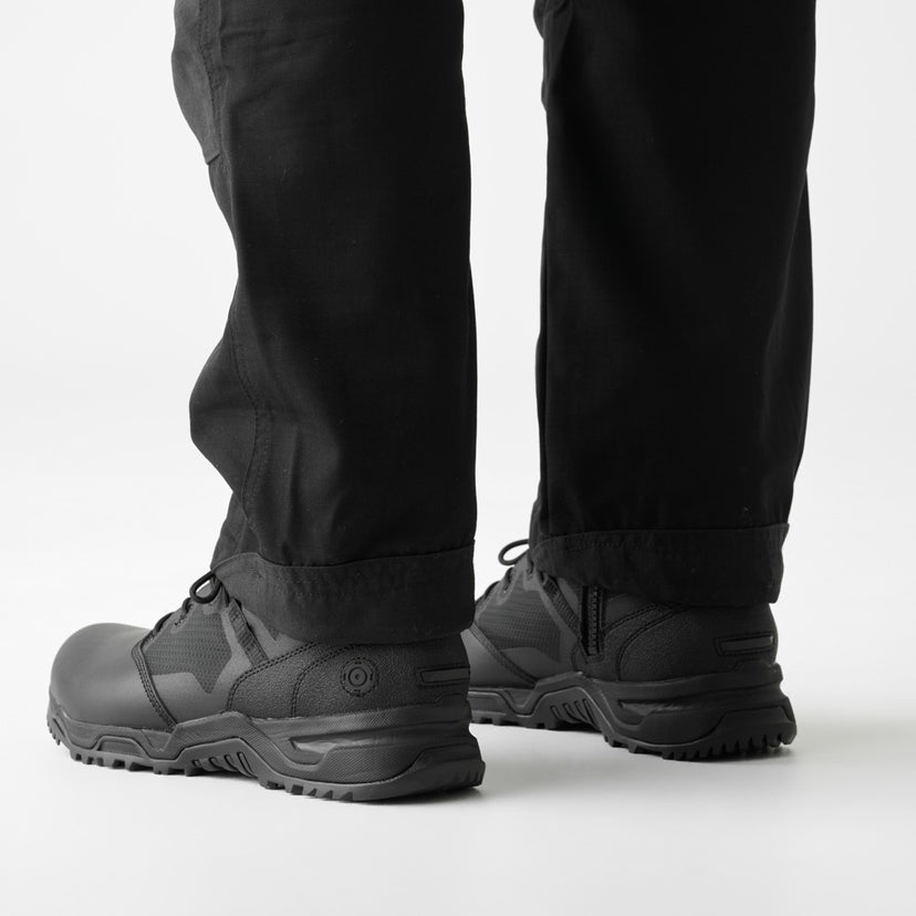 Original SWAT Alpha Fury 6"Side Zip WP Polishable Toe Boot