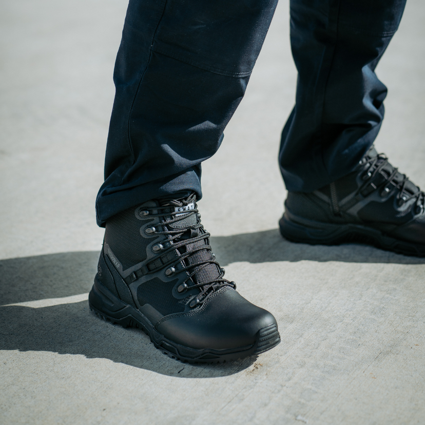 Original SWAT Alpha Fury 8” Side Zip WP Polishable Toe Boot