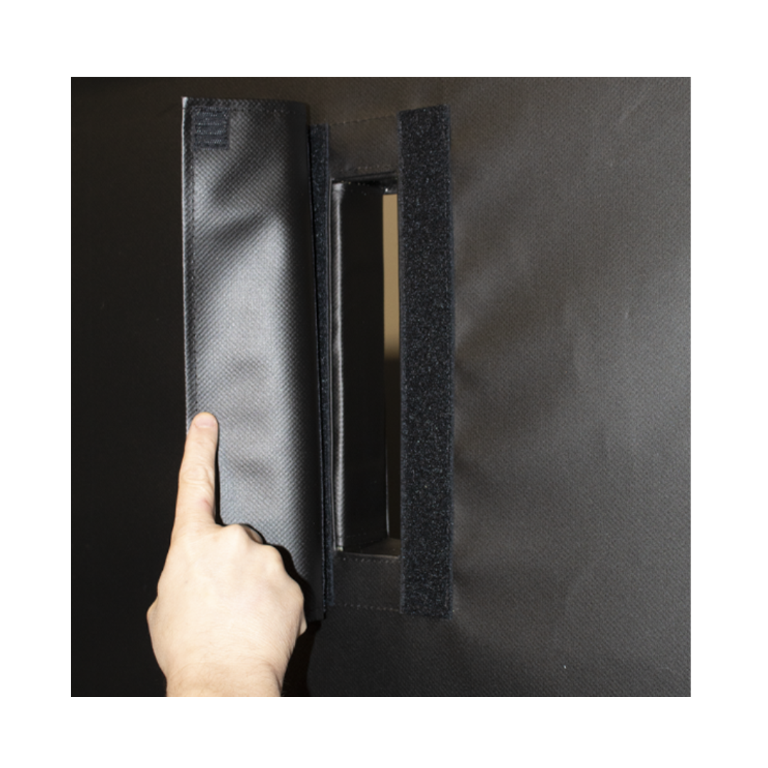Black Wall Reversible Cell Door