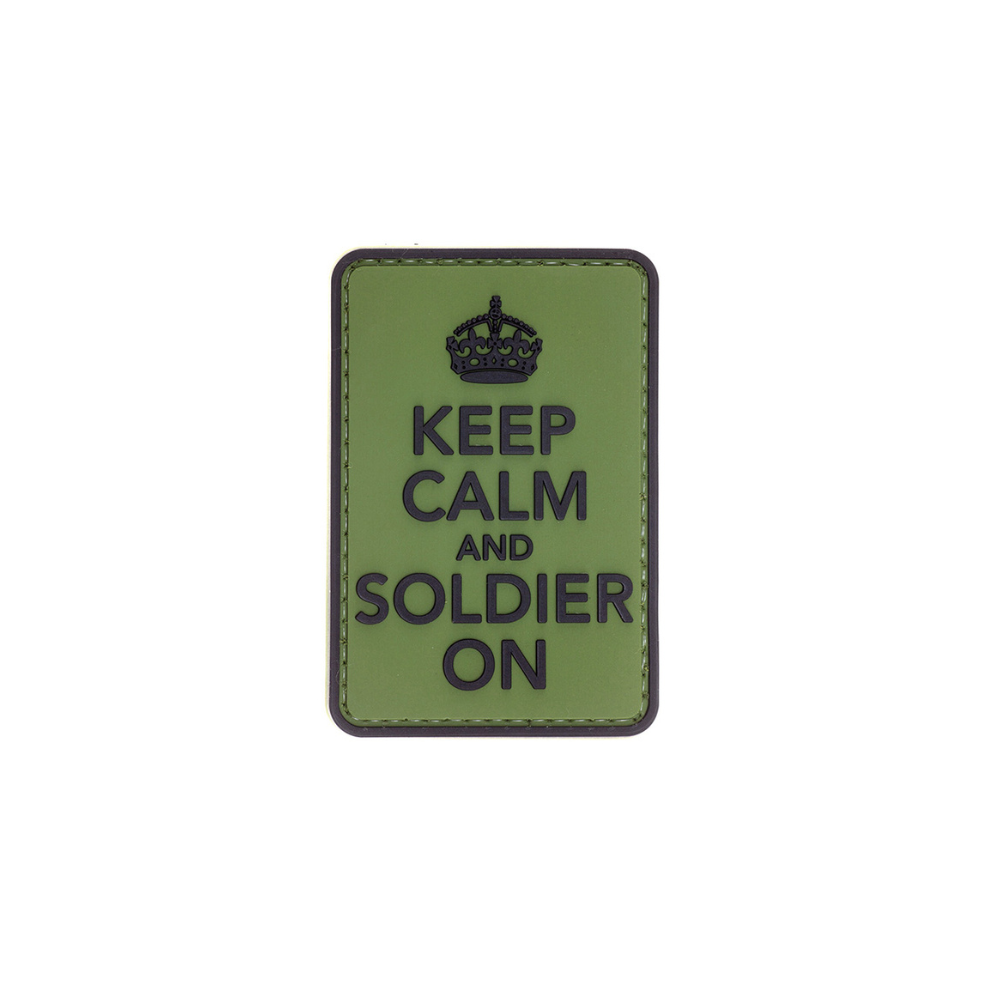 Valhalla Keep Calm and Solider On PVC Patch