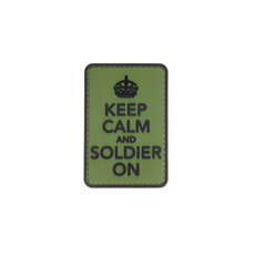 Valhalla Keep Calm and Solider On PVC Patch