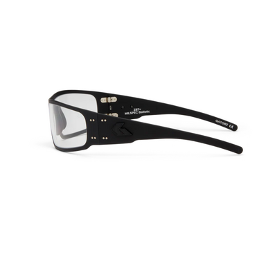 Gatorz Eyewear - Magnum - Black Anodized w. Black Logo - ANSI Z87+