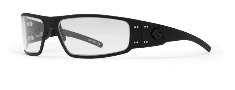 Gatorz Eyewear - Magnum - Black Anodized w. Black Logo - ANSI Z87 ...