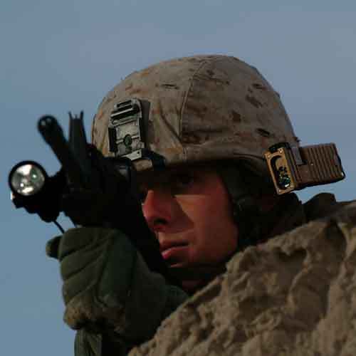 Streamlight Military Model Helmet Mount Sidewinder