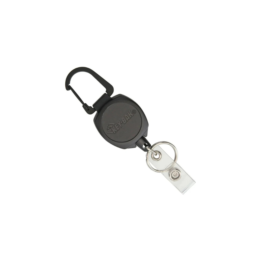 Key-Bak Sidekick 24" Kevlar Cord Retractable Keychain & Badge Holder