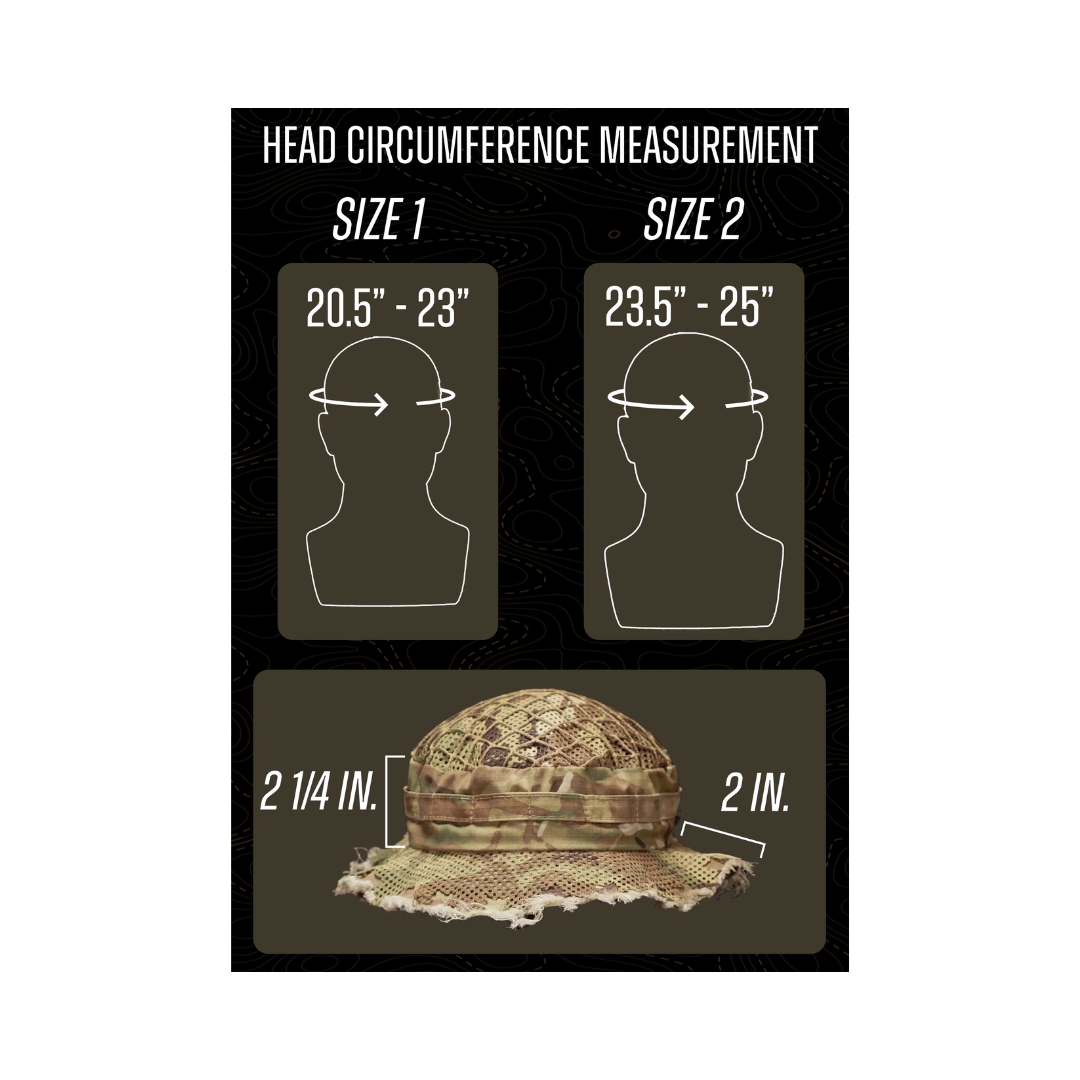 Carcajou Tactical - Sniper  Boonie Hat (Frayed)