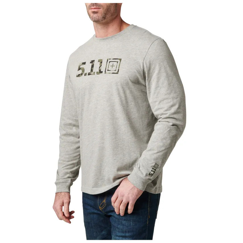 5.11 Tactical Camo Logo Fill Long Sleeve Tee