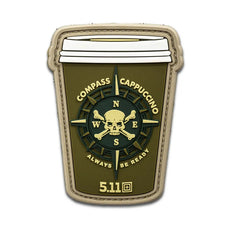 5.11 Tactical Compass Cappuccino Patch