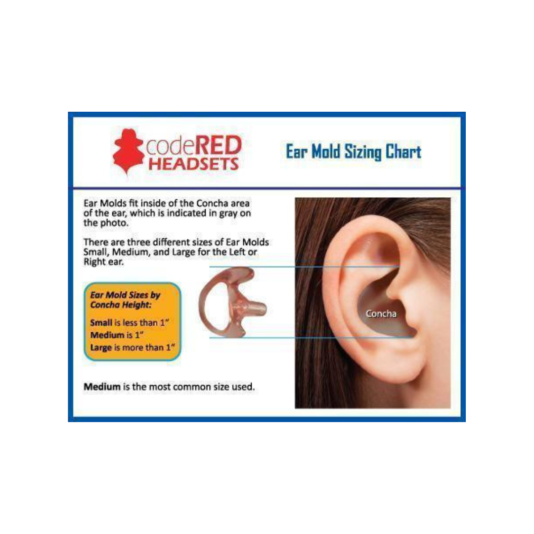 CODE RED CRD Left Ear Mold