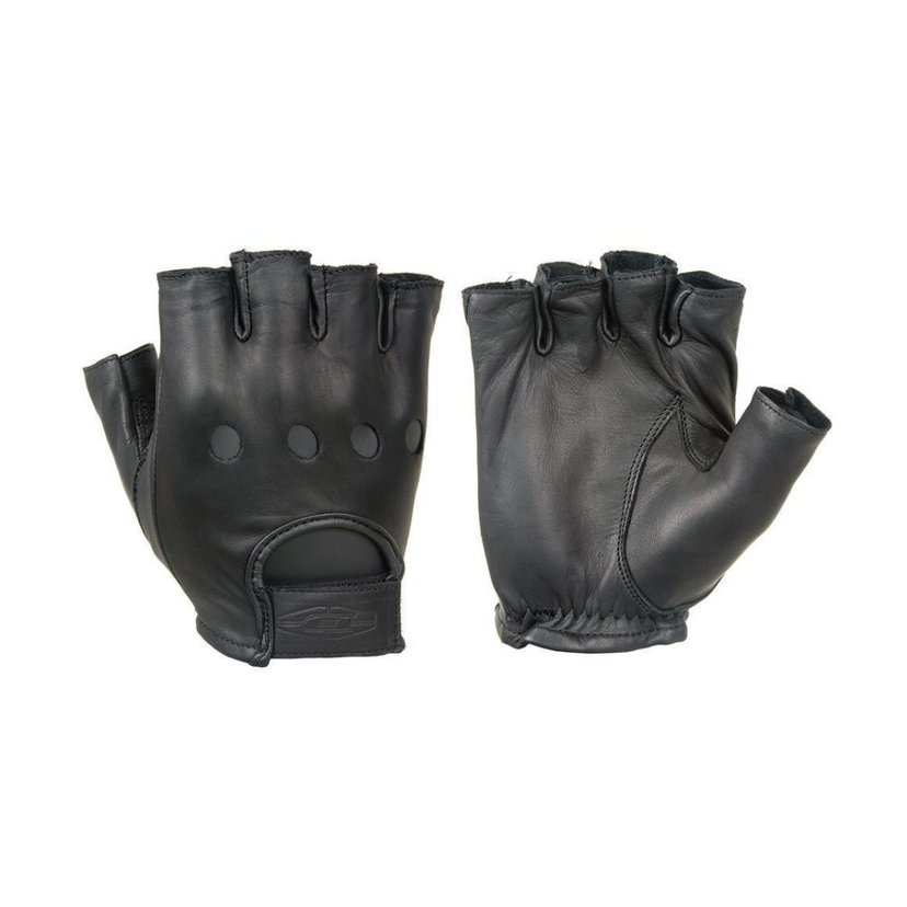 Damascus Premium Leather Driving Gloves (Half Finger)