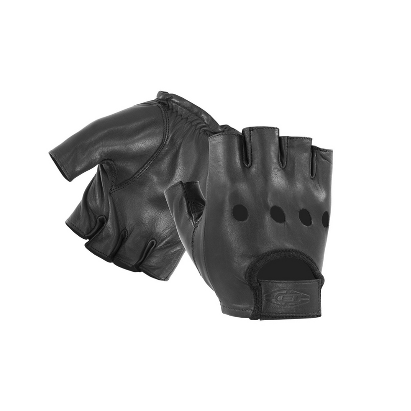 Damascus Premium Leather Driving Gloves (Half Finger)