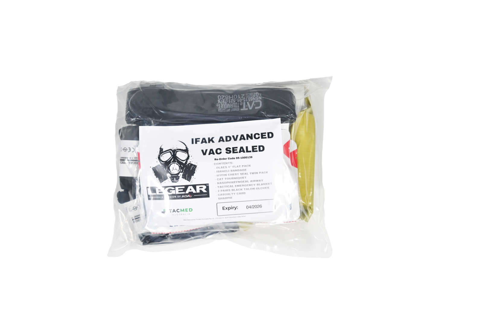 LEGEAR Individual Basic First Aid Kit (IFAK)