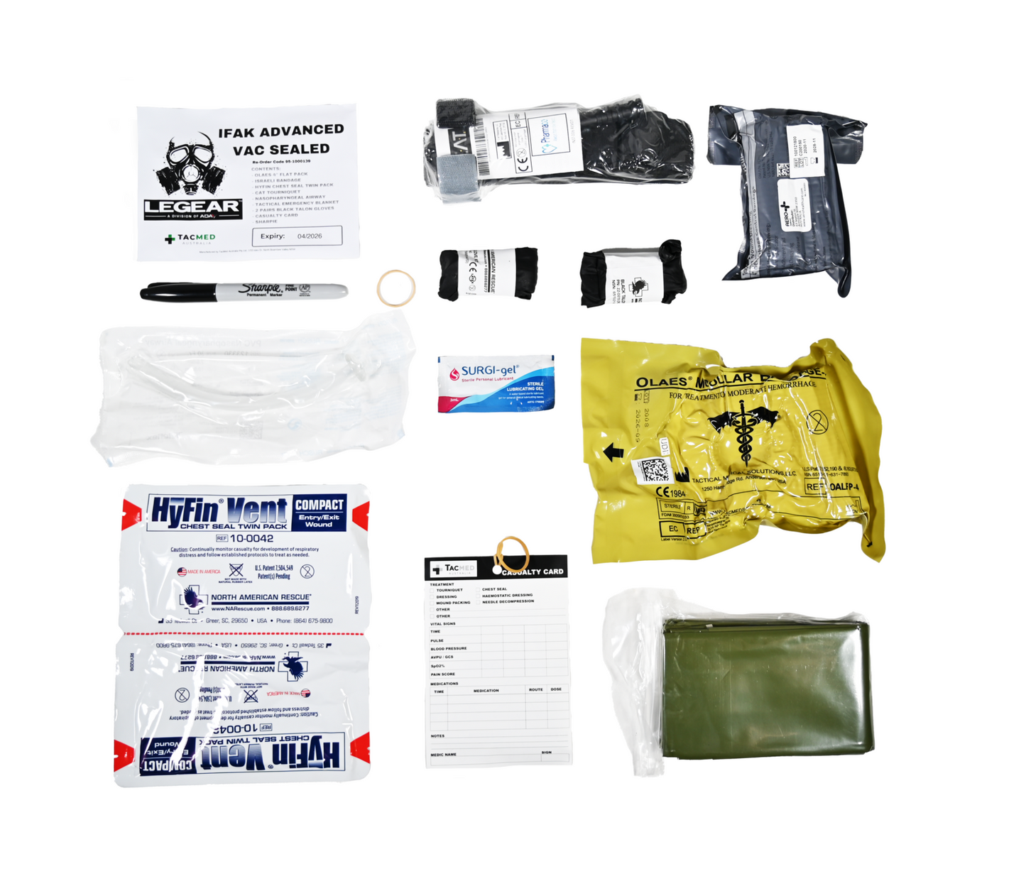 LEGEAR Individual Basic First Aid Kit (IFAK)