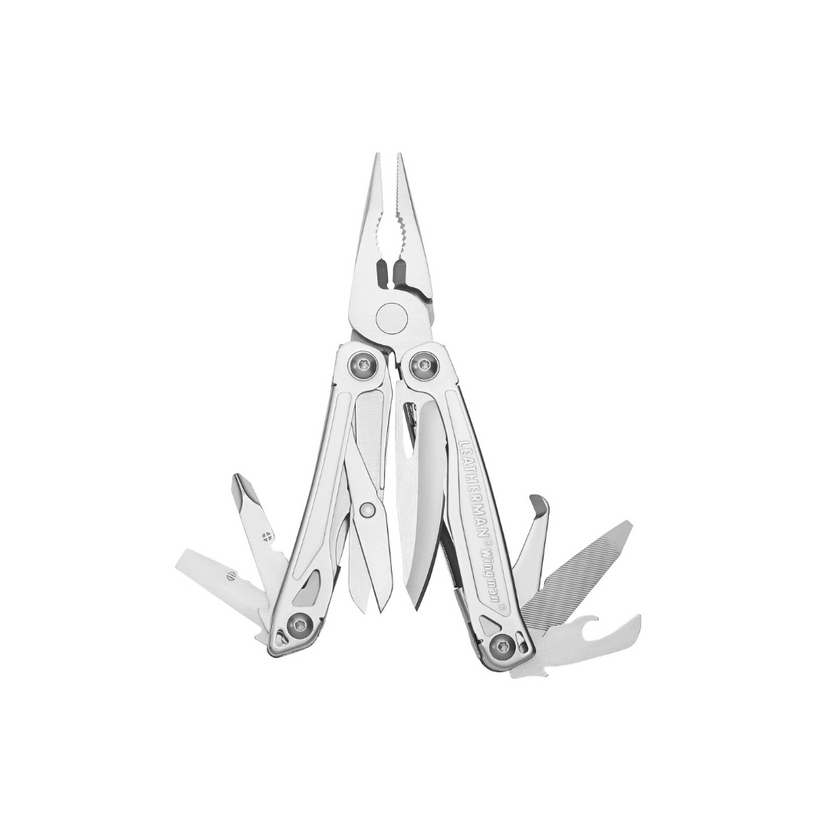 Leatherman w/Nylon Button Sheath Wingman Stainless Steel Multitool-Hangsell Box