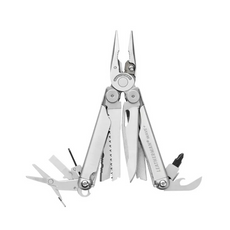 Leatherman w/Nylon Button Sheath Sidekick Stainless Steel Mu