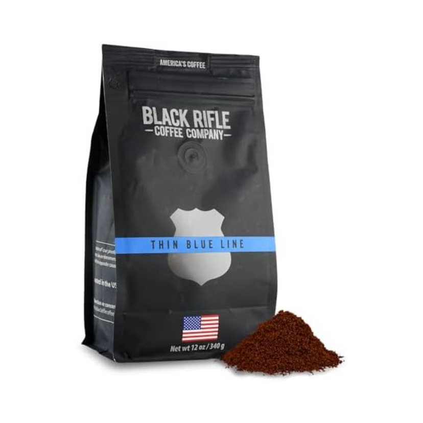 Black Rifle Coffee Company  Thin Blue Line  Ground Coffee Medium Roast