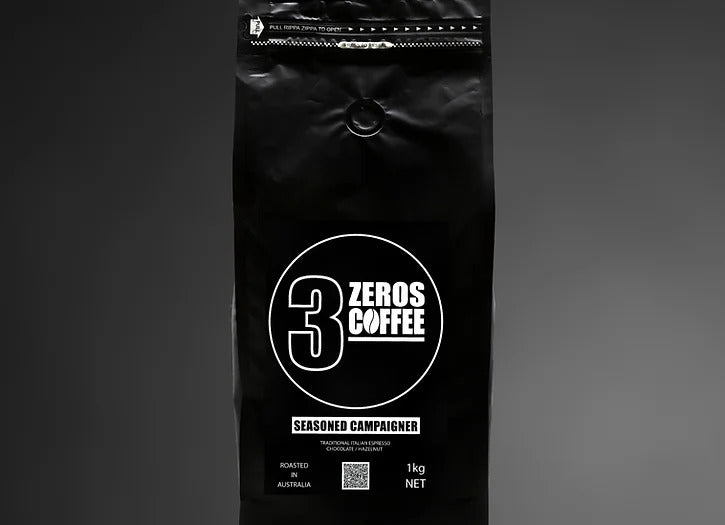 3Zeros Coffee Seasoned Campaigner Bag Beans