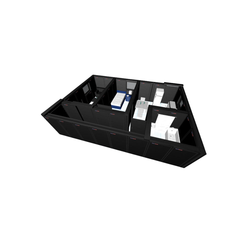 Black Wall Full Pillar Module