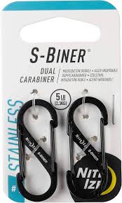 Nite-Ize S-Biner Twin Pack Size #1 Carabiner