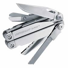 Leatherman w/Leather Sheath Surge Stainless Steel Multitool