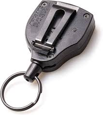 Key-Bak Super48 Heavy Duty Leather Loop Retractable Keychain