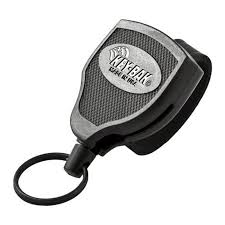 Key-Bak Super48 Heavy Duty Leather Loop Retractable Keychain