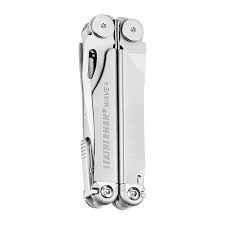 Leatherman w/Nylon Button Sheath Wave Plus Stainless Steel M