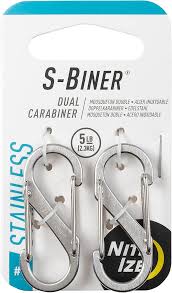 Nite-Ize S-Biner Twin Pack Size #1 Carabiner