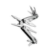 Leatherman w/Nylon Button Sheath Sidekick Stainless Steel Mu