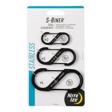 Nite-Ize S-Biner Dual Combo Sizes #2,3 & 4 Carabiner