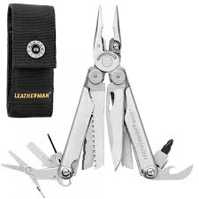 Leatherman w/Nylon Button Sheath Wave Plus Stainless Steel M